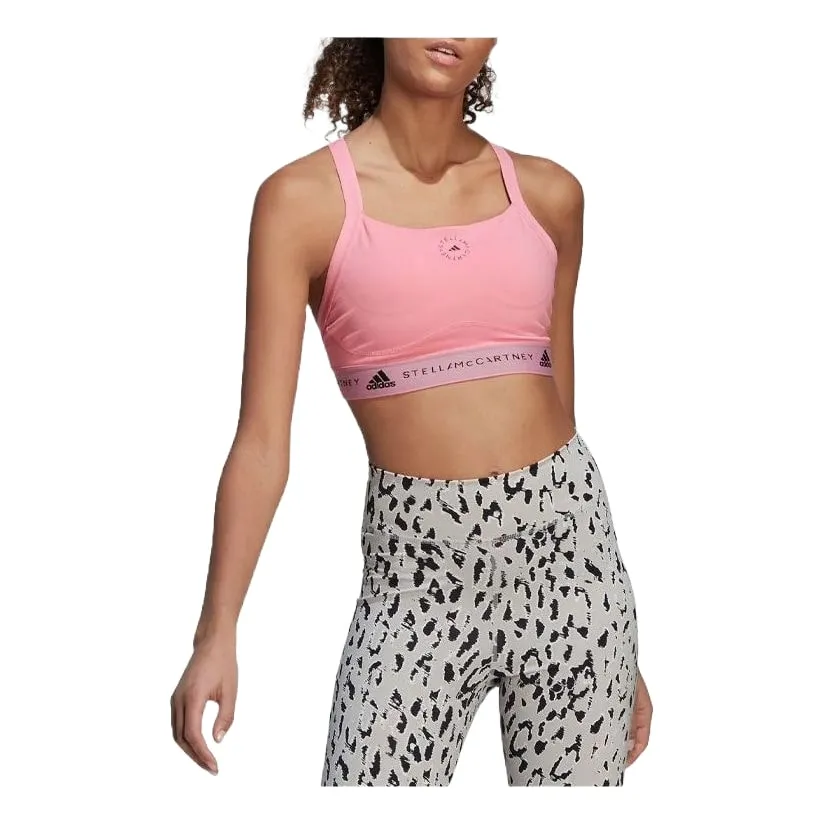 (WMNS) adidas By Stella Mccartney Truepurpose Medium Support Bra 'Pink' HD9099 sold by KicksCrew product image thumbnail 3