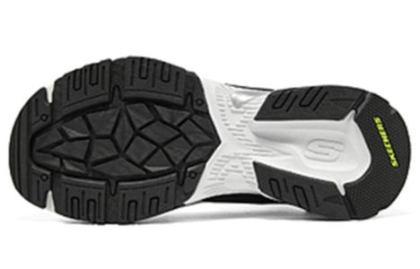 (WMNS) Skechers DLites Sandal 'White Black Neon Green' 896053-WBKL sold by KicksCrew