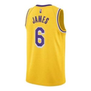 Nike x NBA LA Lakers Jerseys 'LeBron James 6' DB3576-731 sold by KicksCrew