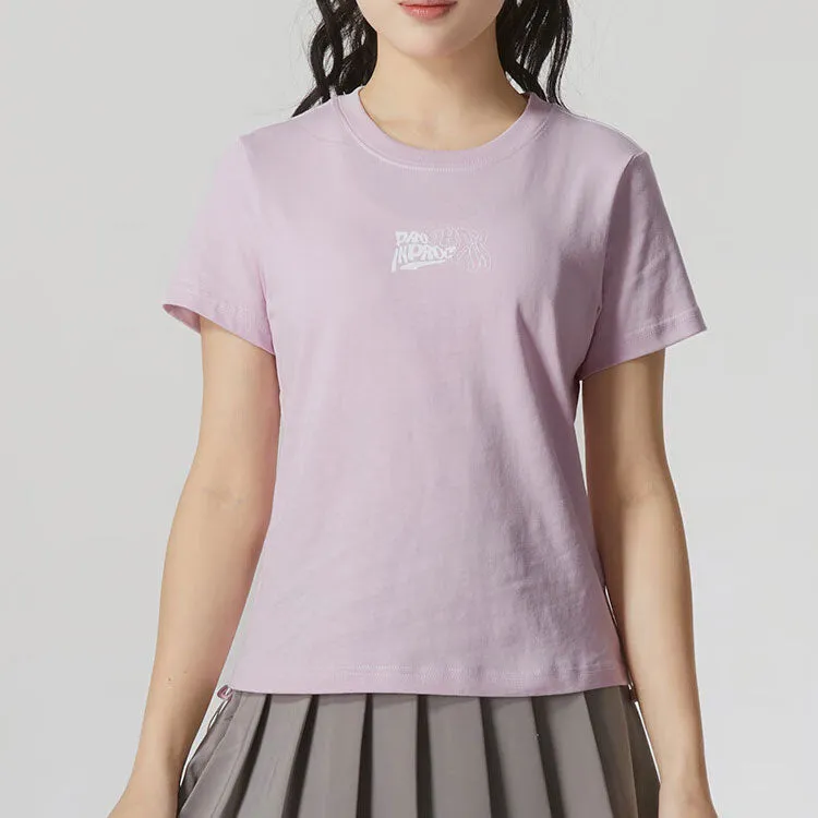 (WMNS) PUMA Logo T-Shirt 'Pink' 626865-60 sold by KicksCrew product image thumbnail 2