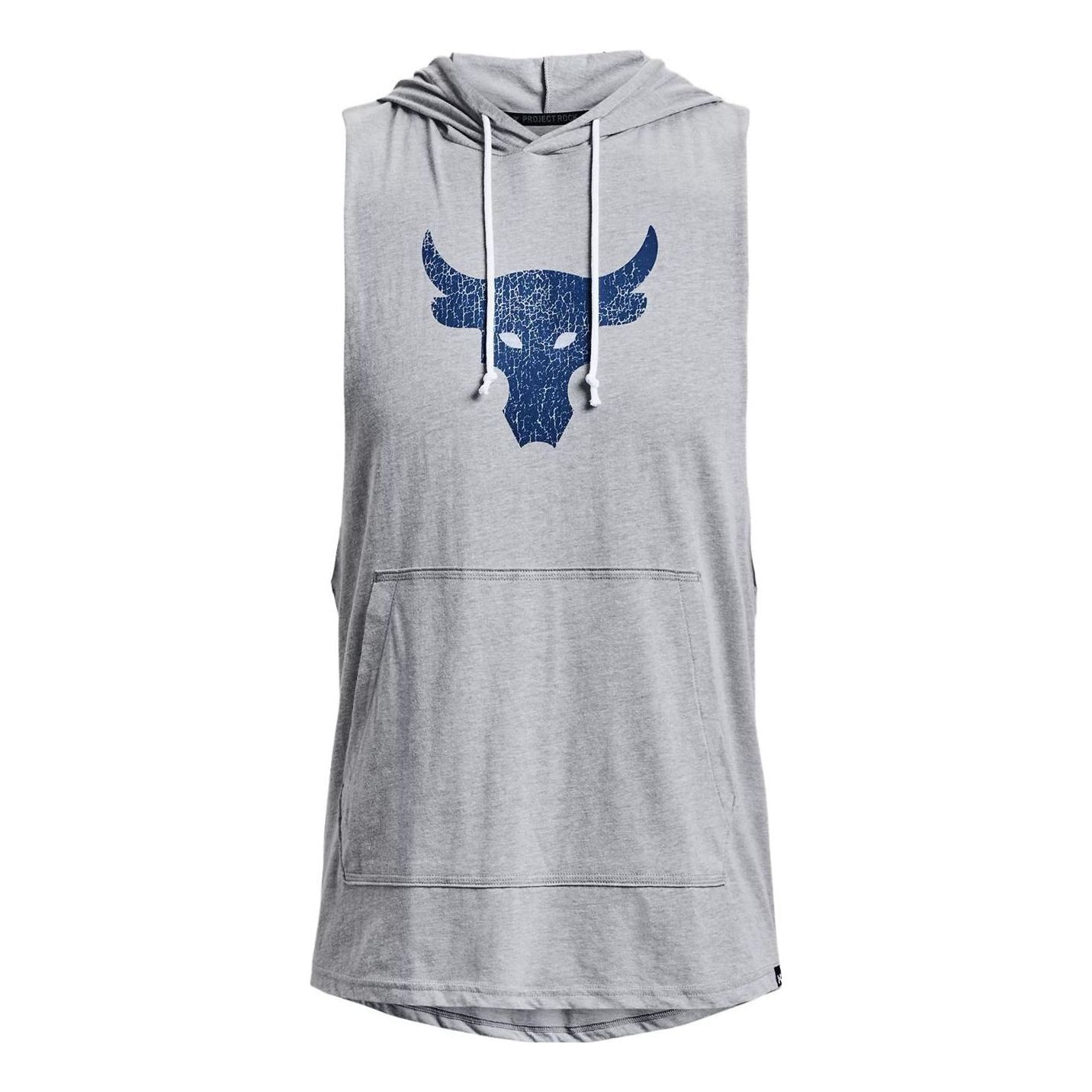 Under Armour Project Rock BSR Bull Sleeveless Hoodie 'Grey Blue' 1376939-035 sold by KicksCrew