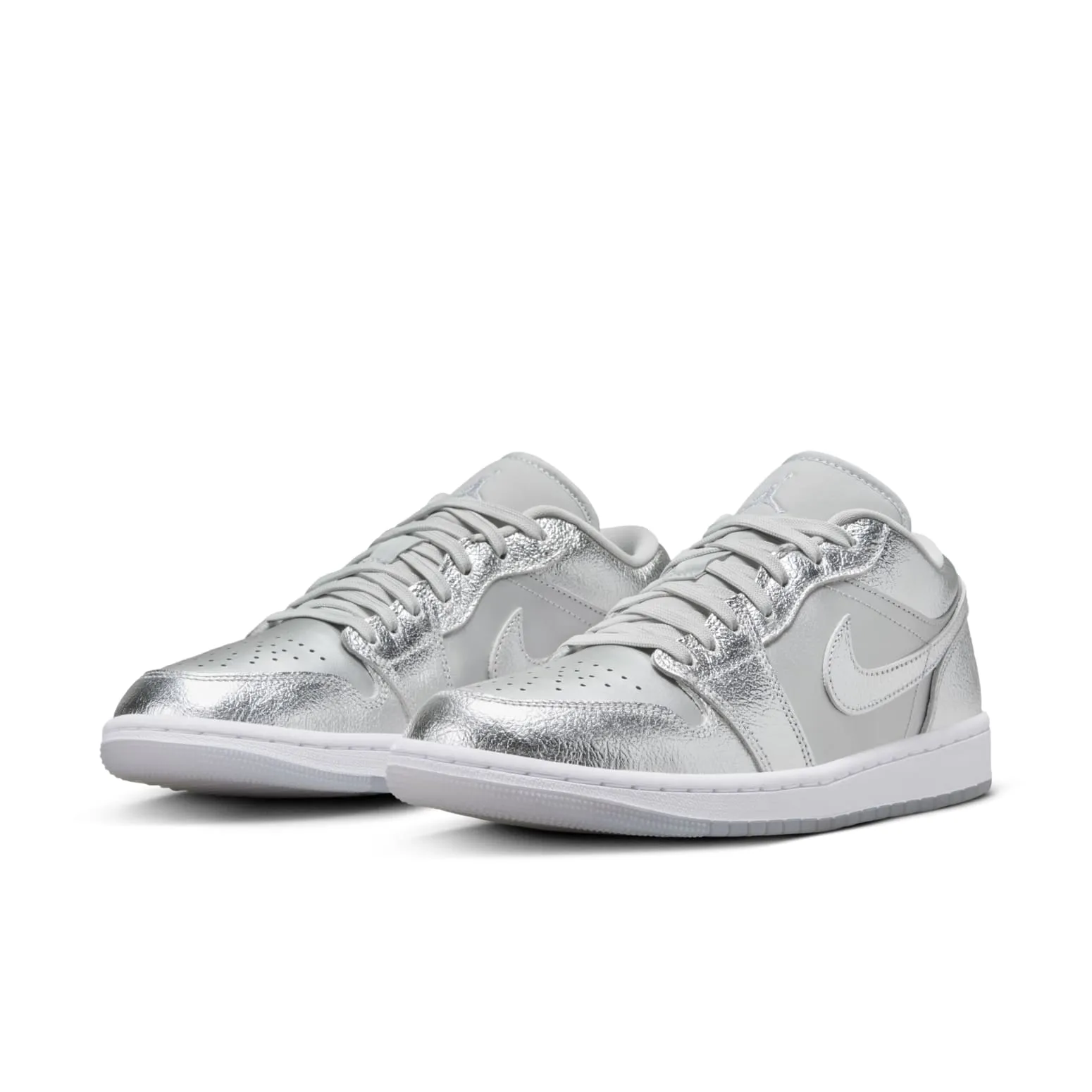 (WMNS) Air Jordan 1 Low SE 'Metallic Silver' FN5030-001 sold by KicksCrew product image thumbnail 3