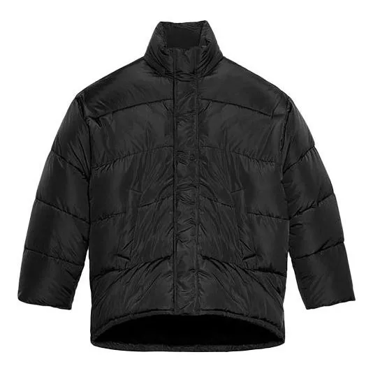 Balenciaga C-Shape Puffer Jacket 'Black' 621982TYD331000 sold by KicksCrew