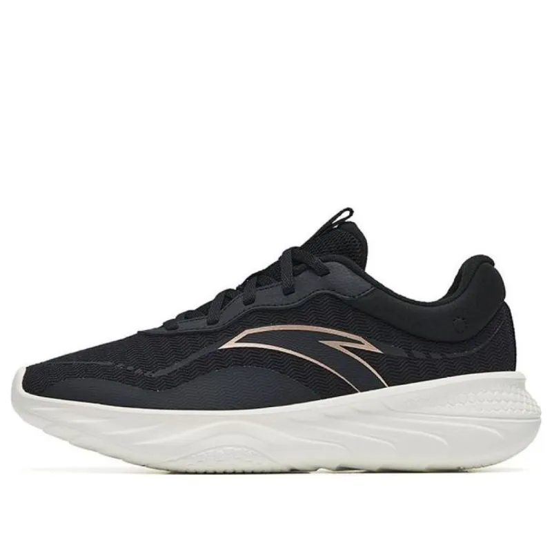 (WMNS) ANTA Running Shoes 'Black Gold White' 122247715-3 sold by KicksCrew
