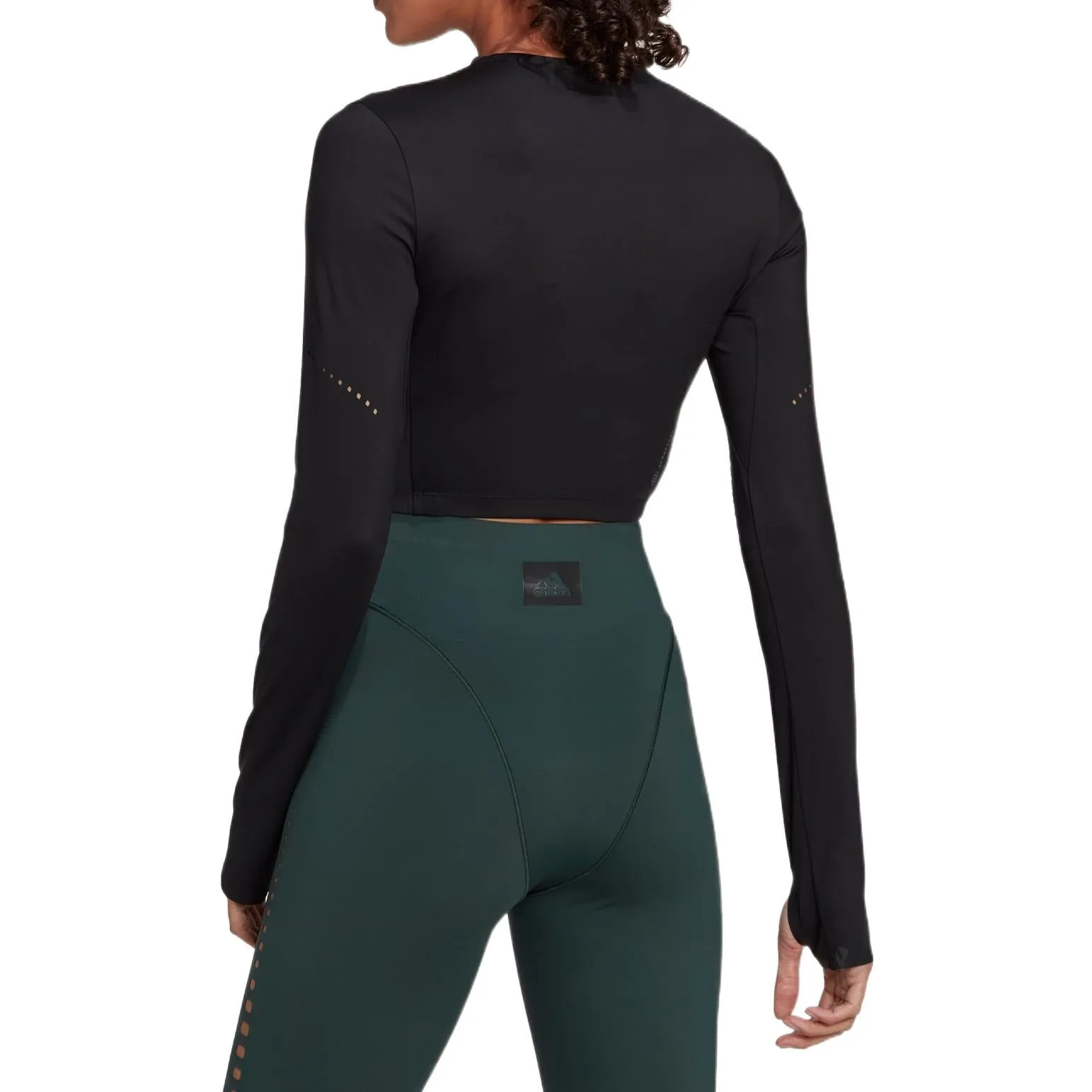 (WMNS) adidas Best of adidas Long Sleeve Top 'Black' HD8947 sold by KicksCrew product image thumbnail 3