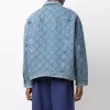 Balenciaga Oversized Padded Denim Jacket 'Blue' 646923TDW154762 sold by KicksCrew