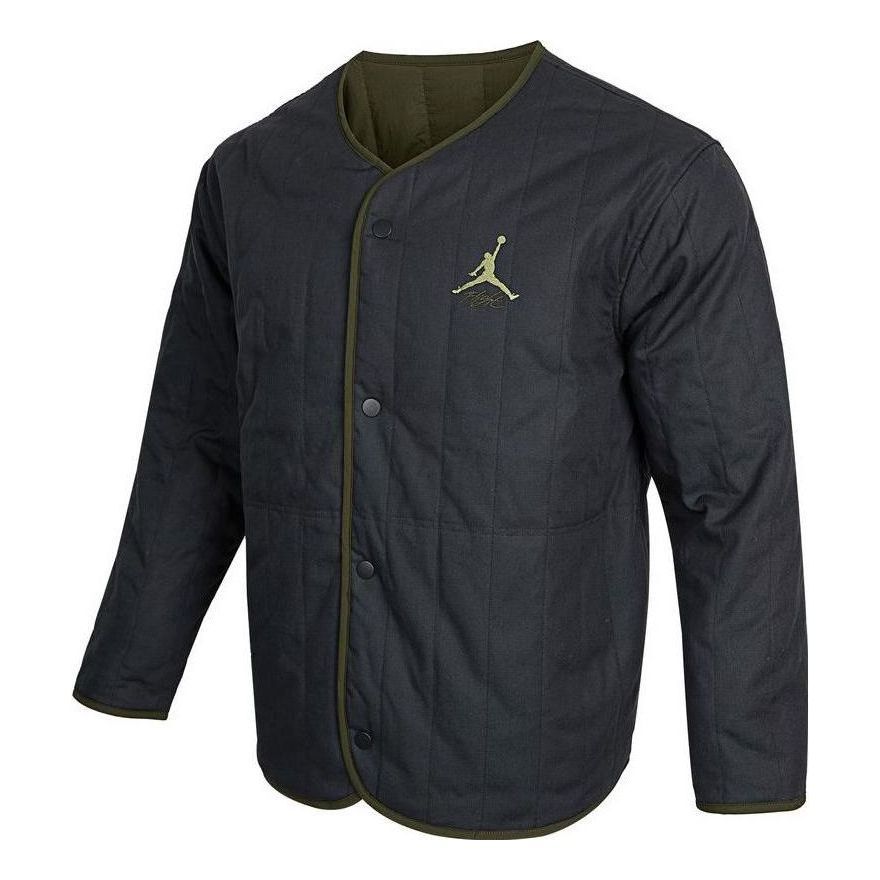 Air Jordan Flight Heritage Reversible Jacket 'Navy Green' DX4350-045 sold by KicksCrew