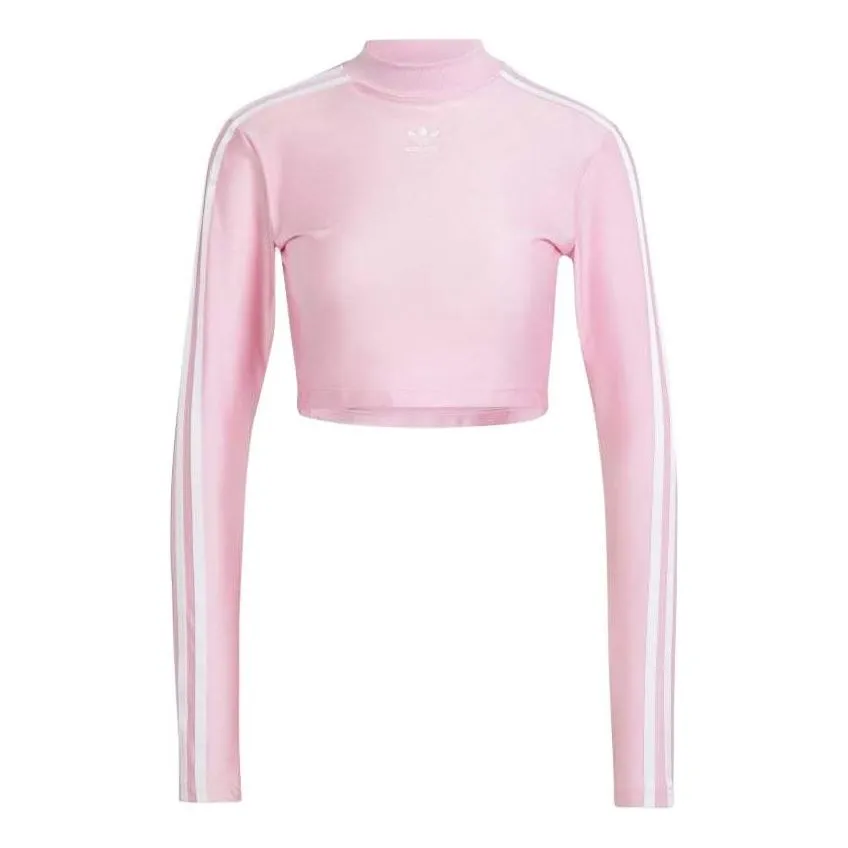 adidas originals Adicolor 3-Stripes Cropped Long Sleeve Tee T IR8135 sold by KicksCrew