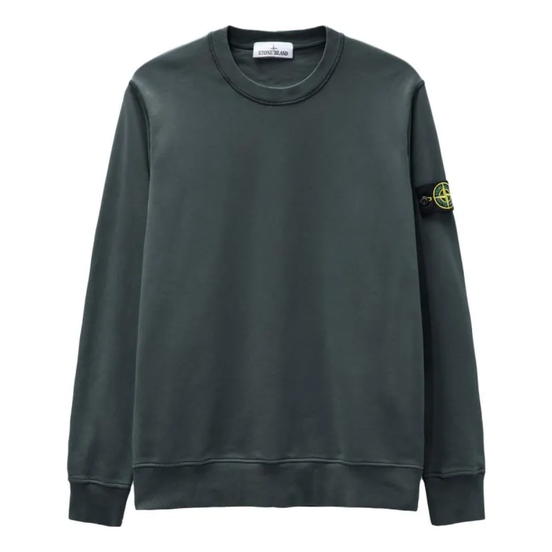 STONE ISLAND Crewneck Sweatshirt 'Grey' 791563051-V0062 sold by KicksCrew