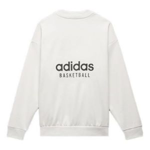 adidas Basketball Crew Sweatshirt 'White' IA3436 sold by KicksCrew