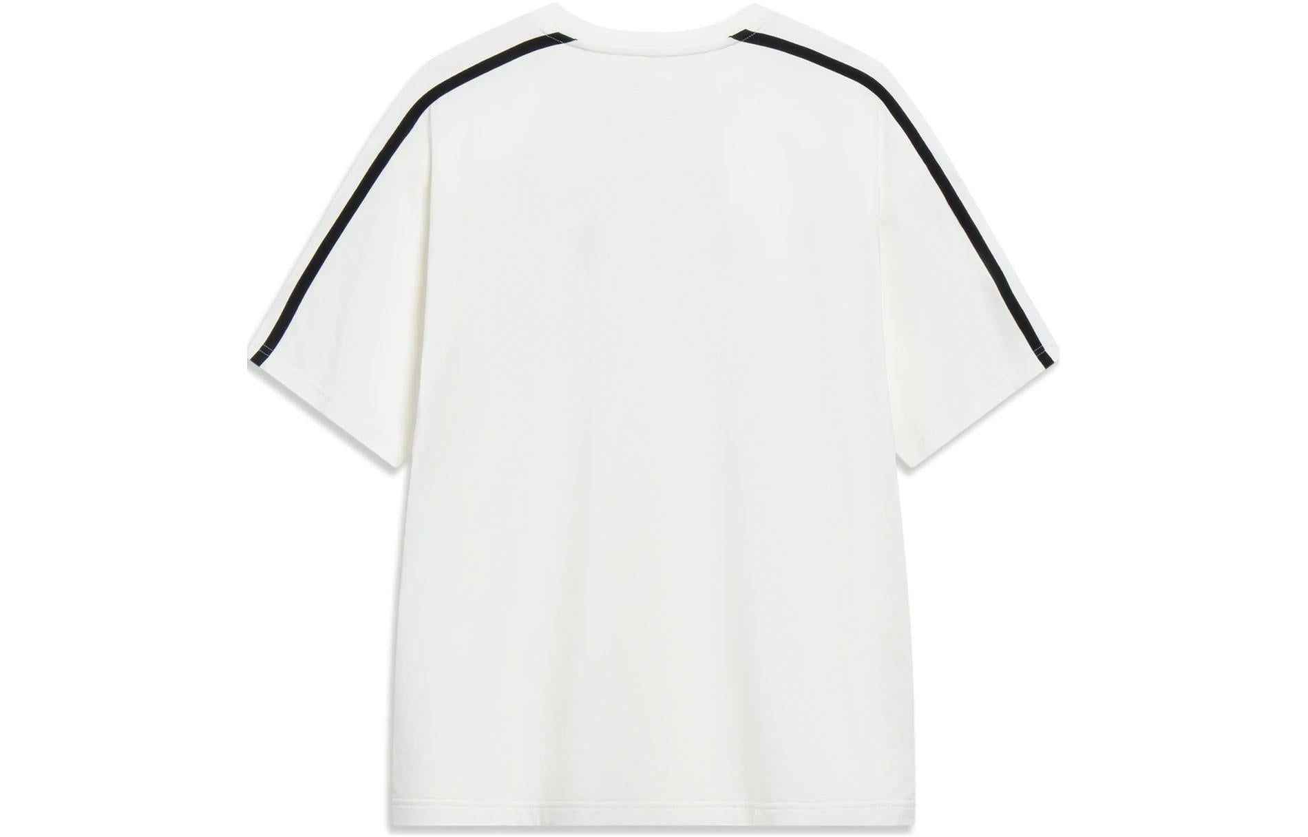 Li-Ning Sports Fashion Graphic T-shirt 'White Black' AHST565-1 sold by KicksCrew product image thumbnail 2