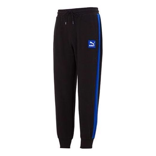 Puma EMB Blocking Pants 'Black' 536776-01 sold by KicksCrew
