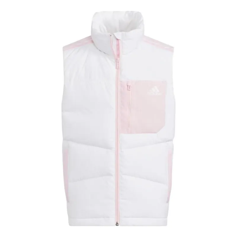 Adidas Down Vest 'White Pink' HM7171 sold by KicksCrew