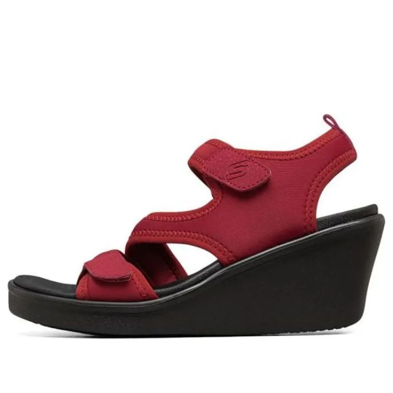 (WMNS) Skechers Meditation Sandals 'Red' 33213-RED sold by KicksCrew
