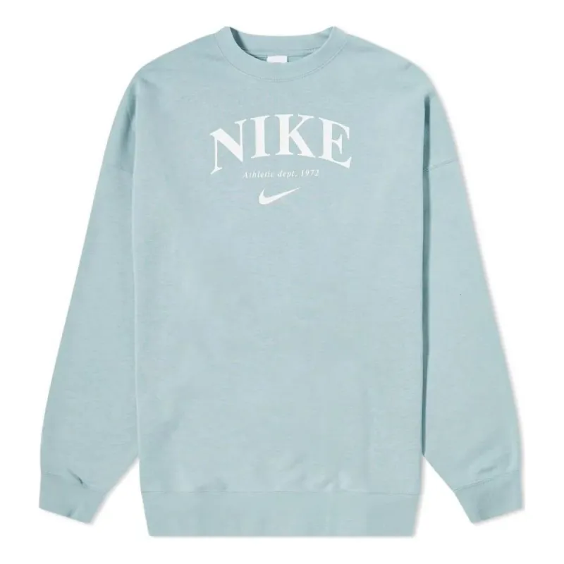 (WMNS) Nike Sportswear Essential Oversized Fleece Sweatshirt 'Sky Blue' DQ5106-366 sold by KicksCrew