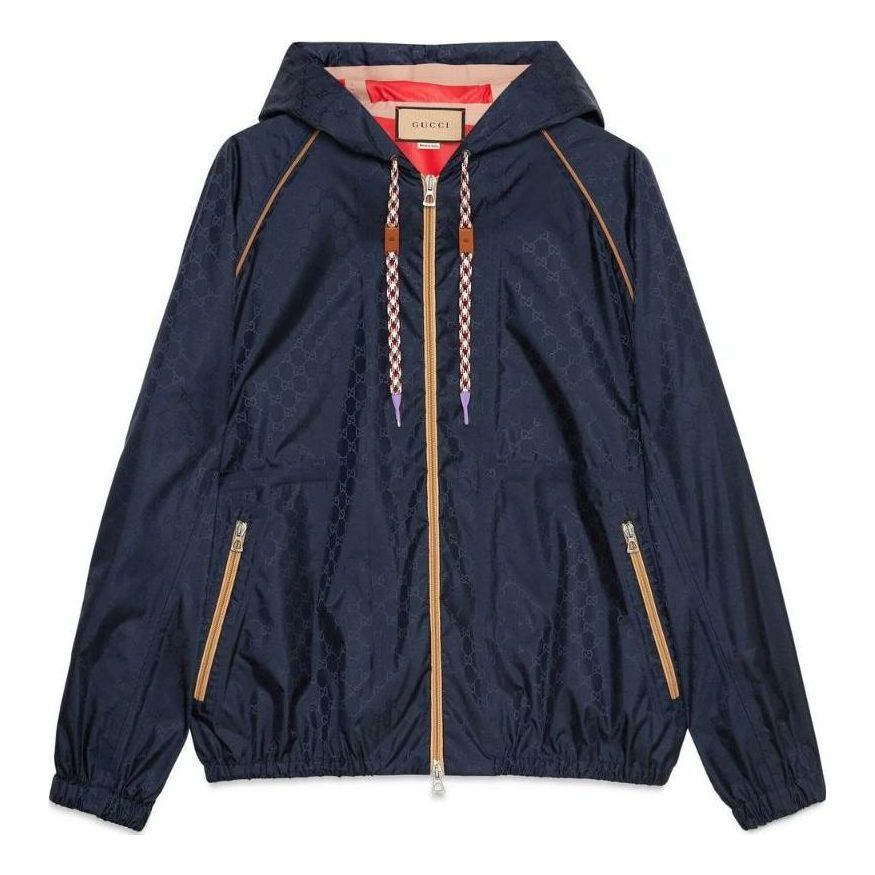 Gucci Technical GG Hooded Jacket 'Blue' 722514-Z8BAJ-4240 sold by KicksCrew