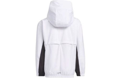 (PS) adidas LK Street Woven Jacket 'White Black' IQ1009 sold by KicksCrew