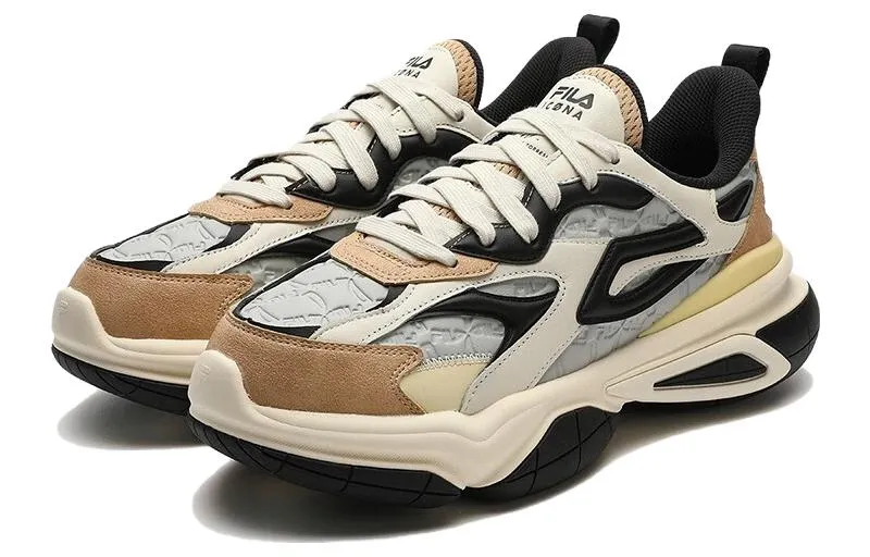 FILA NUCLEO ICONA Chunky Sneakers 'White Grey Brown' F12M343103FNL sold by KicksCrew product image thumbnail 3