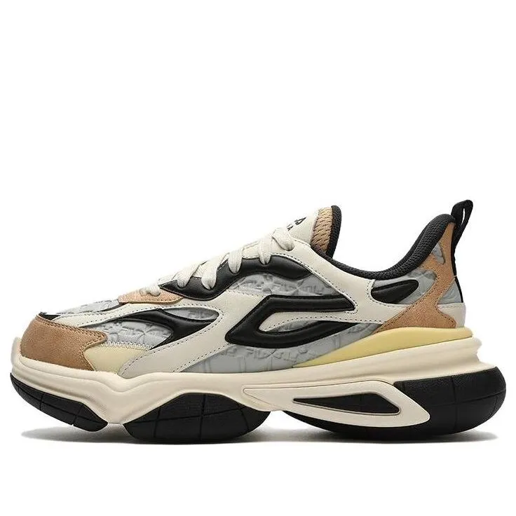 FILA NUCLEO ICONA Chunky Sneakers 'White Grey Brown' F12M343103FNL sold by KicksCrew
