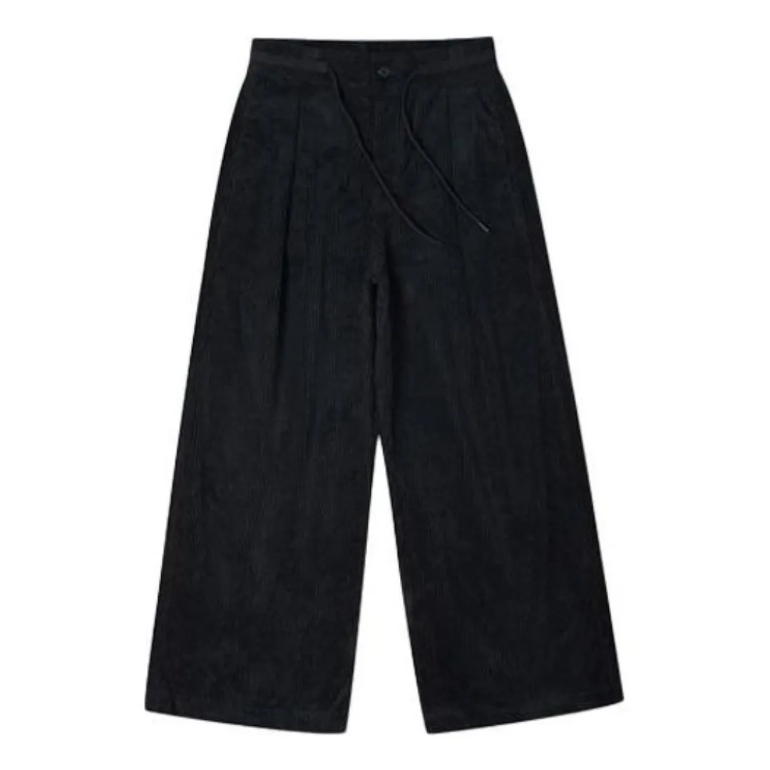 (WMNS) Converse Wide Leg Corduroy Pants 'Black' 10022354-A01 sold by KicksCrew