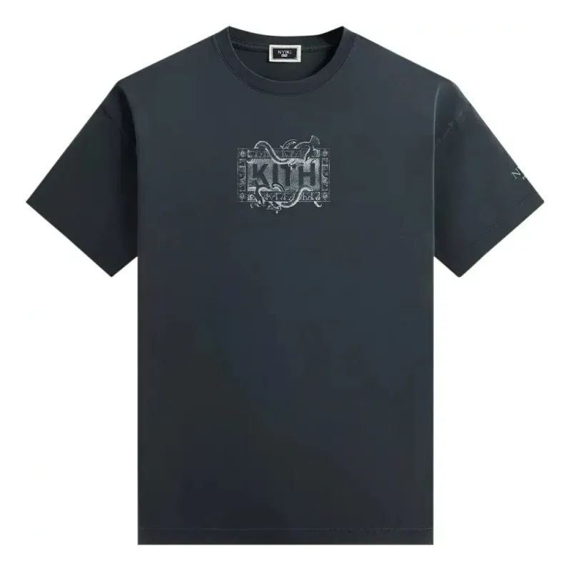 KITH SS24 x New York Botanical Garden Title Page Vintage T-Shirt 'Nocturnal' KHM032111-413 sold by KicksCrew