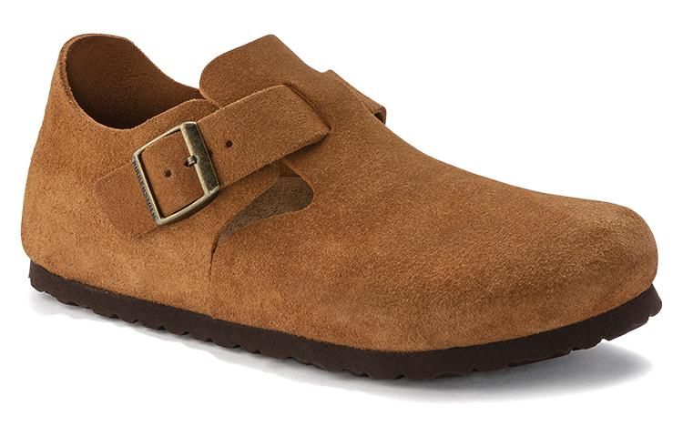 (WMNS) Birkenstock London Suede Leather Narrow Fit 'Mink' 1023650 sold by KicksCrew product image thumbnail 2