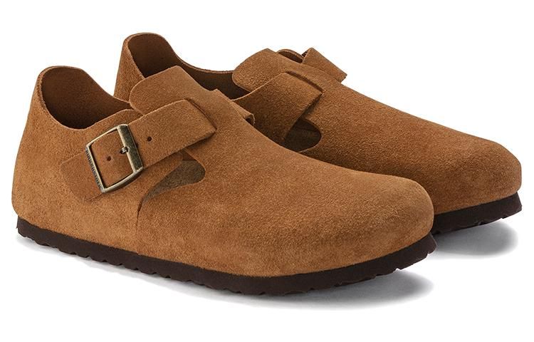 (WMNS) Birkenstock London Suede Leather Narrow Fit 'Mink' 1023650 sold by KicksCrew product image thumbnail 3