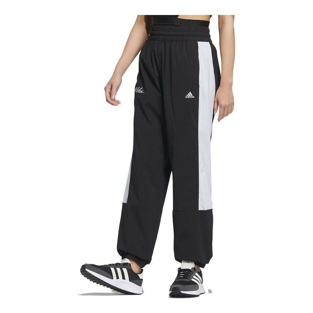 (WMNS) Adidas RCO Woven Pants 'Black White' IP0741 sold by KicksCrew
