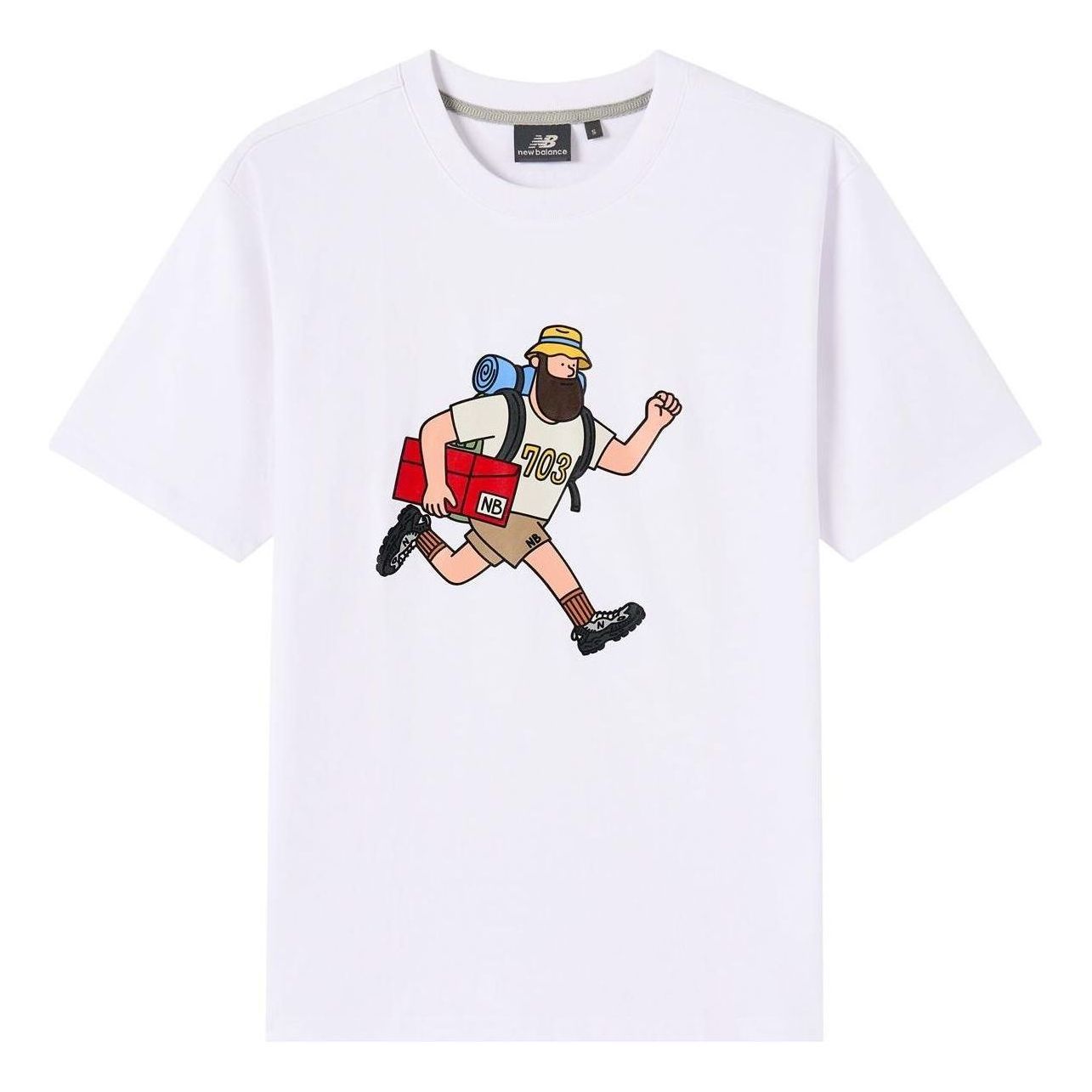 New Balance x JHI Classic Graphic Printed T-Shirt 'White' NEA6J063-WT sold by KicksCrew