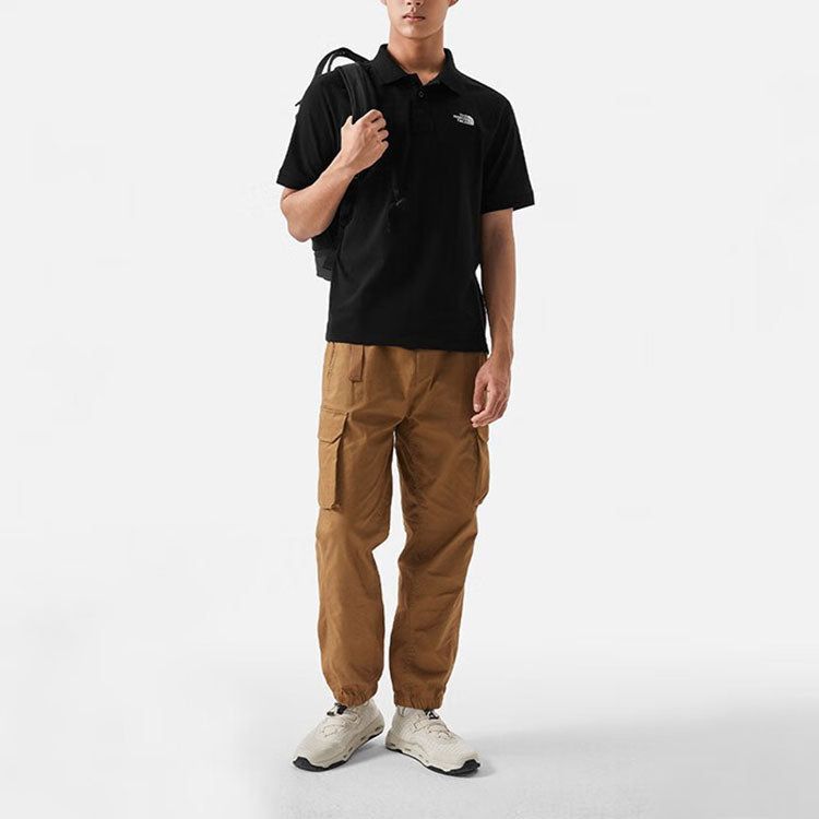 THE NORTH FACE Tonal Logo Pique Polo Shirt 'Black' NFOA7WE8-JK3 sold by KicksCrew product image thumbnail 3