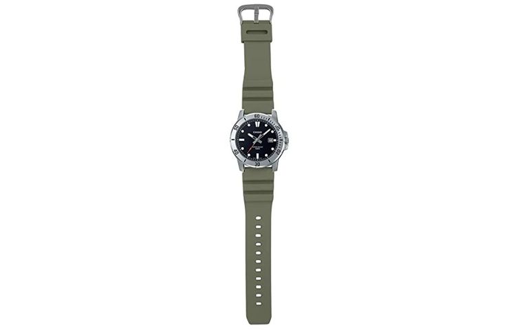 CASIO Analog 'Olive Green' MTP-VD01-3EV sold by KicksCrew product image thumbnail 4