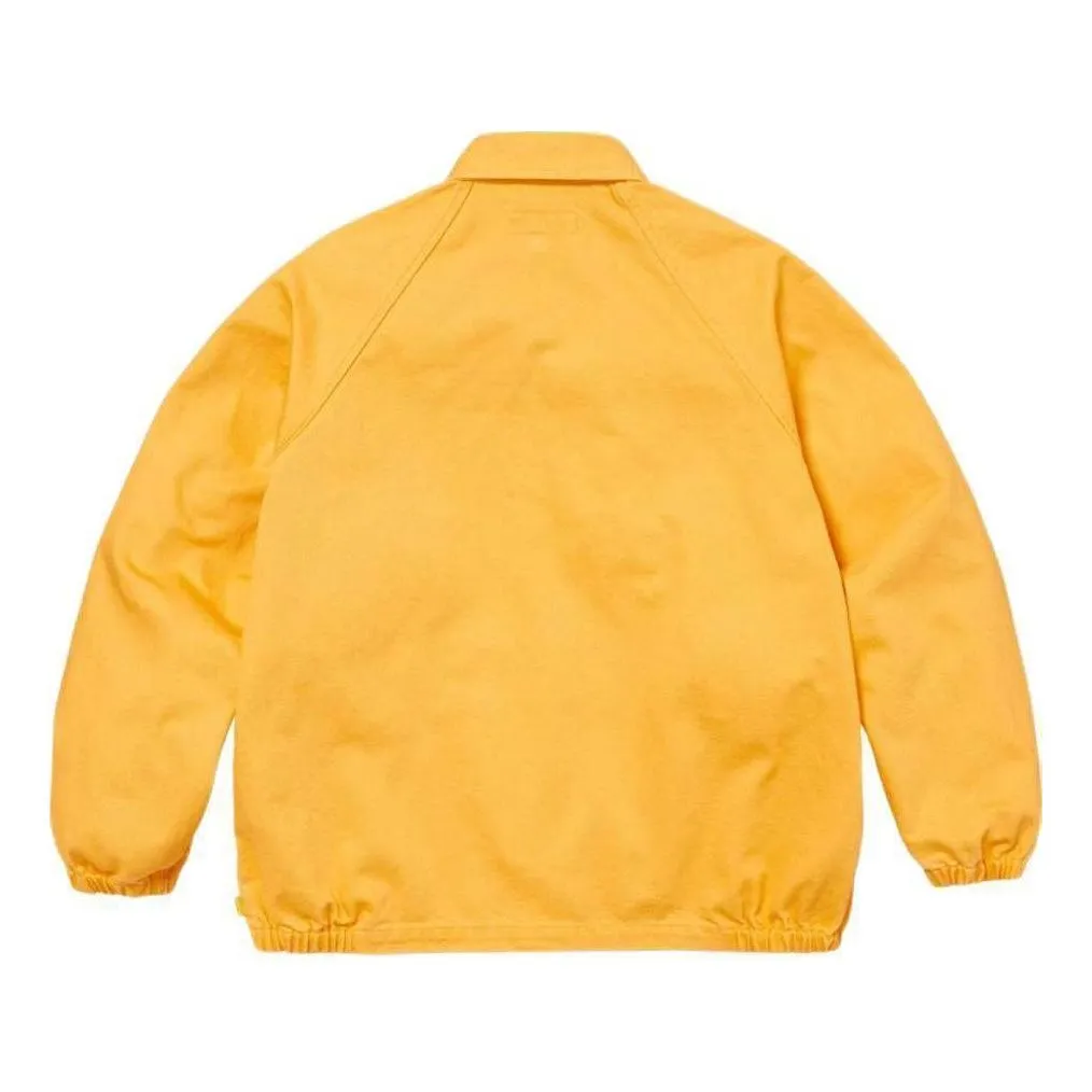 Supreme Arc Denim Coaches Jacket 'Yellow Green' SUP-SS24-174 sold by KicksCrew product image thumbnail 2