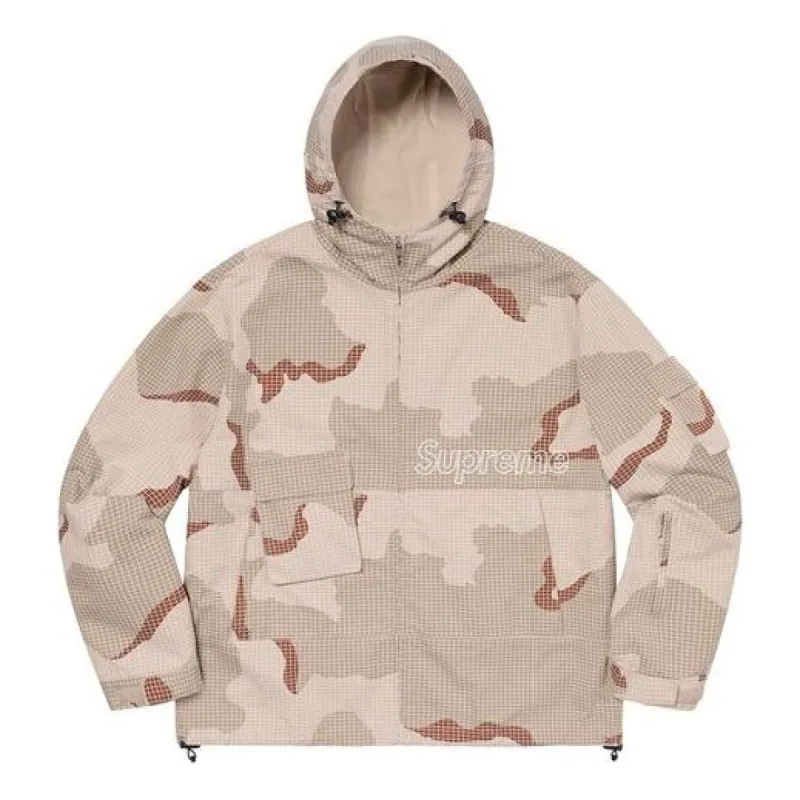 Supreme Ripstop Utility Jacket 'Beige Brown' SUP-SS20-638 sold by KicksCrew