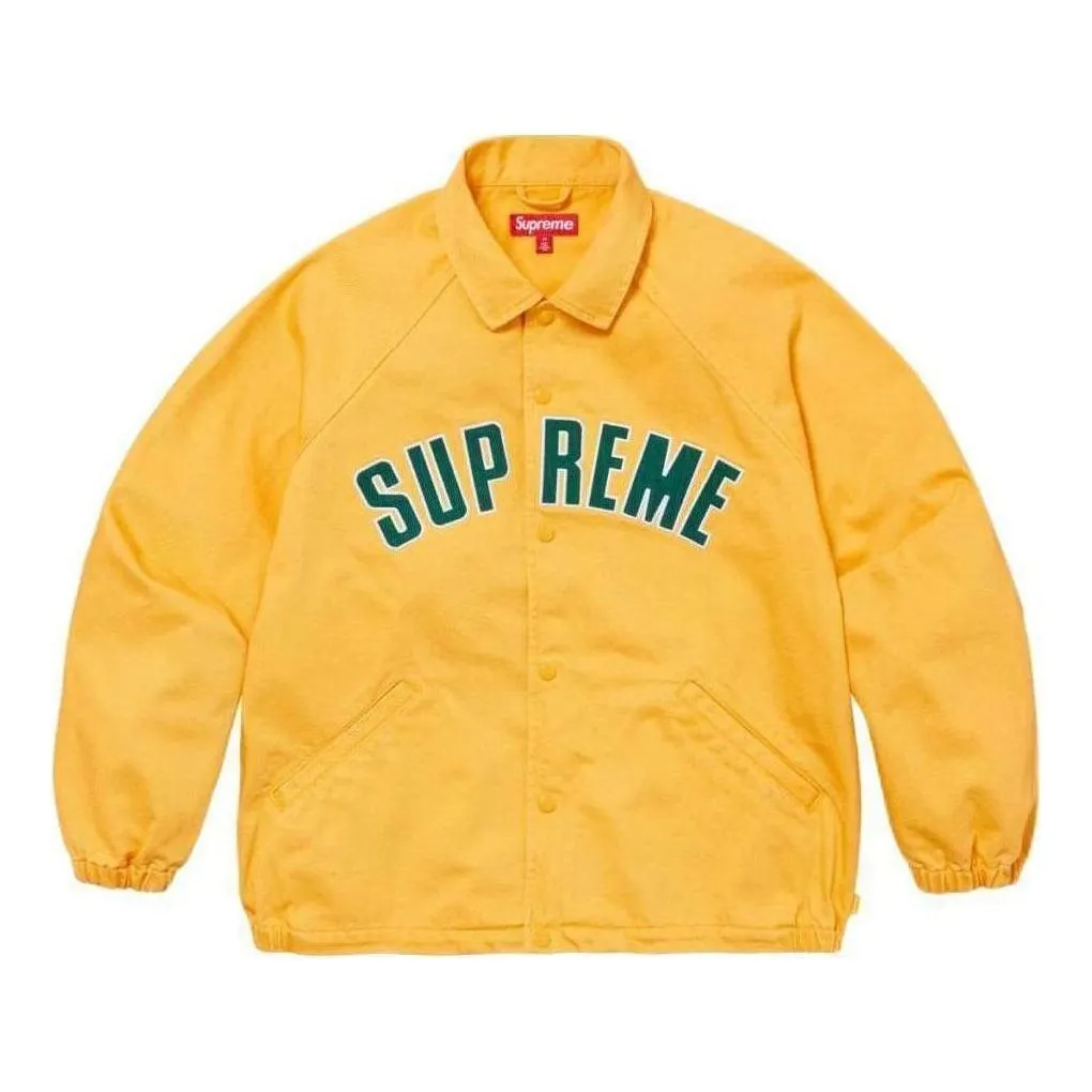 Supreme Arc Denim Coaches Jacket 'Yellow Green' SUP-SS24-174 sold by KicksCrew