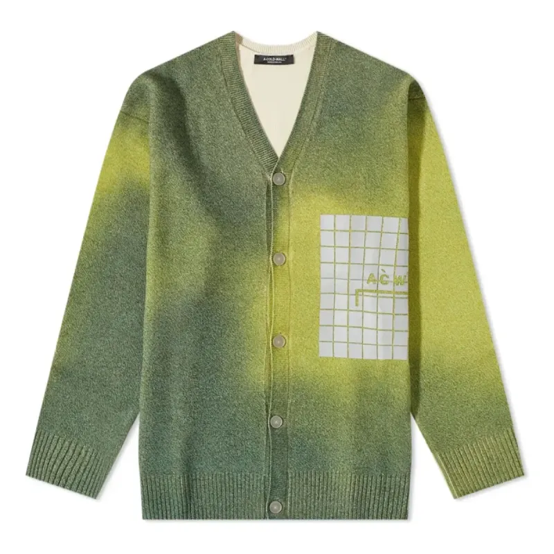 A-COLD-WALL* Gradient Cardigan Sweaters 'Olive' ACWMK066OLIVE sold by KicksCrew