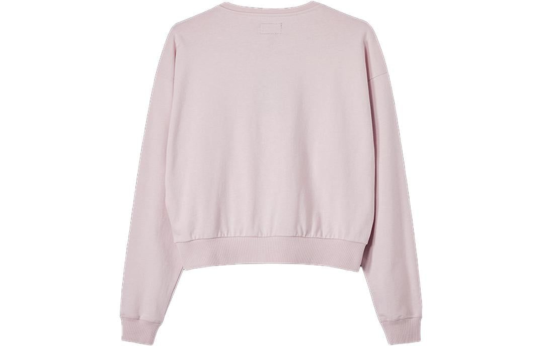 (WMNS) Converse Chuck Taylor Patch CrewNeck Sweatshirt 'Pink' 10023715-A01 sold by KicksCrew product image thumbnail 2