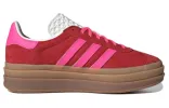 (WMNS) adidas Gazelle Bold 'Collegiate Red Lucid Pink' IH7496 sold by KicksCrew