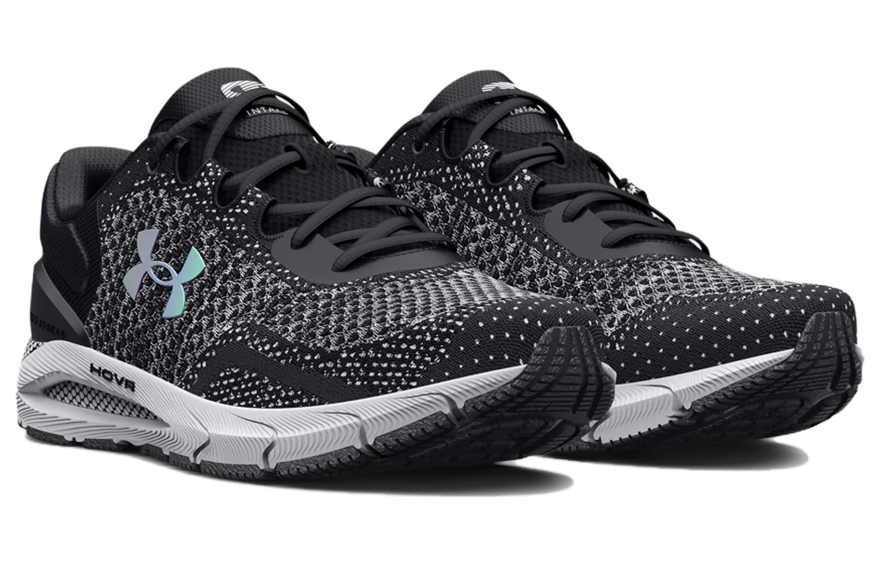 (WMNS) Under Armour HOVR Intake 6 'Black White Iridescent' 3026141-001 sold by KicksCrew product image thumbnail 5