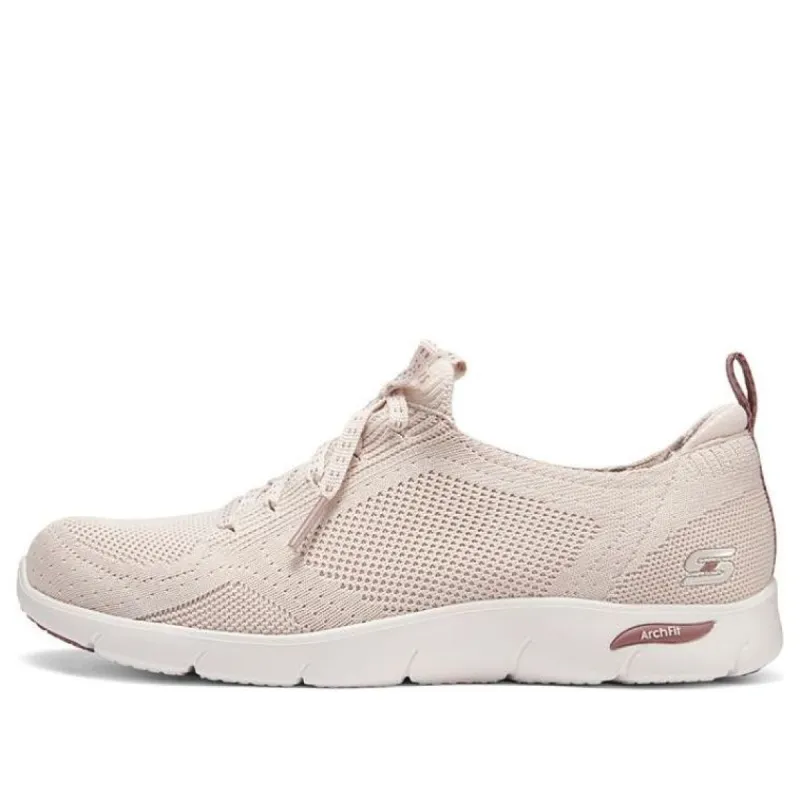 (WMNS) Skechers Arch Fit Refine 'Pink' 104542-NUDE sold by KicksCrew