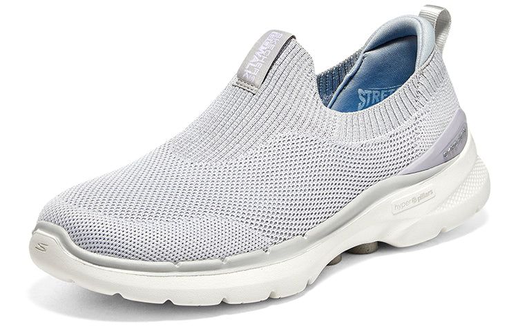 (WMNS) Skechers Go walk 6 'Light Grey' 124530-LTGY sold by KicksCrew product image thumbnail 3