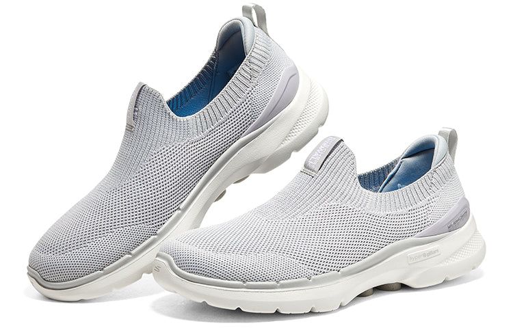 (WMNS) Skechers Go walk 6 'Light Grey' 124530-LTGY sold by KicksCrew product image thumbnail 4
