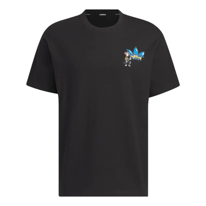 adidas originals x Monkey Kingdom GFX T-shirt 'Black' IP1791 sold by KicksCrew
