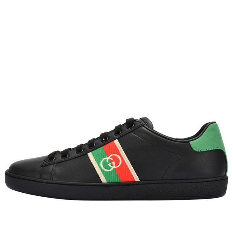 (WMNS) Gucci Ace Elastic Web 'Interlocking G - Black' 645767-1XGM0-1096 sold by KicksCrew product image thumbnail 2