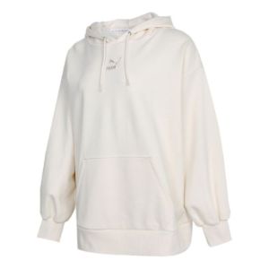 (WMNS) Puma Classics Oversized Hoodie 'White' 532283-99 sold by KicksCrew