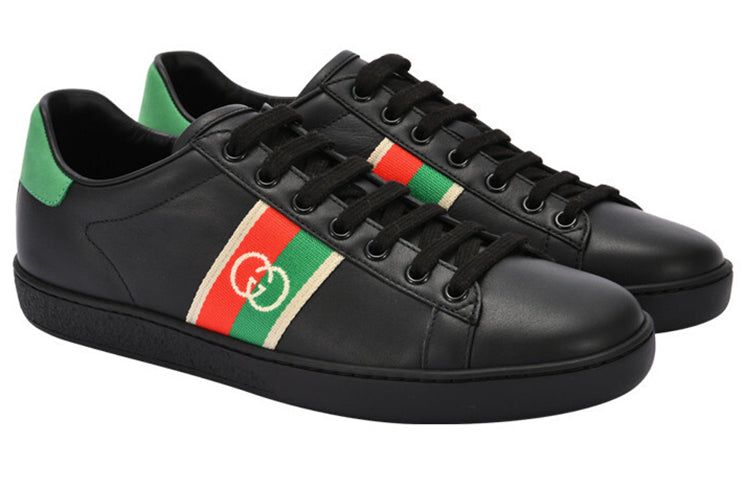 (WMNS) Gucci Ace Elastic Web 'Interlocking G - Black' 645767-1XGM0-1096 sold by KicksCrew product image thumbnail 4