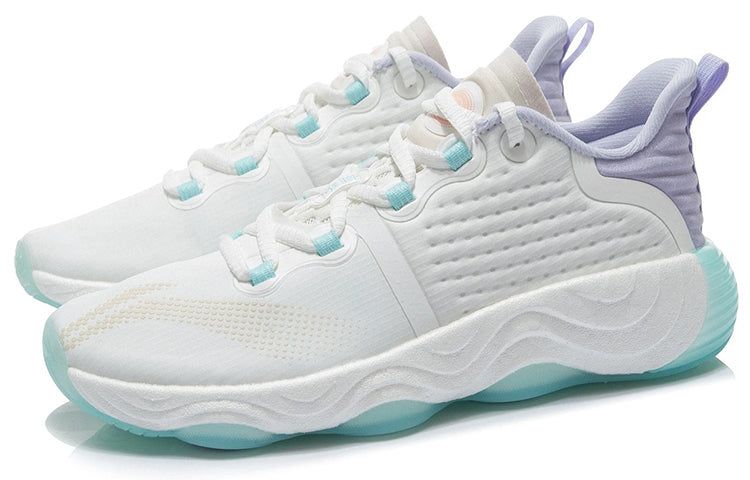 (WMNS) Li-Ning No Boundaries 3 'Rice White Bad Five Purple' AFPR030-3 sold by KicksCrew product image thumbnail 3