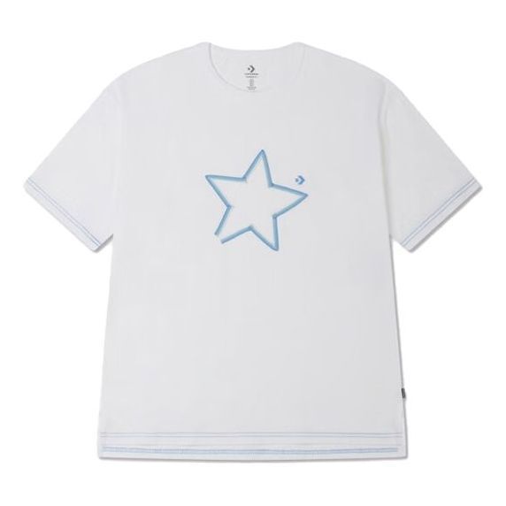 Converse Blue Star 'White' T-shirt 10025871-A01 sold by KicksCrew