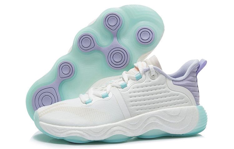 (WMNS) Li-Ning No Boundaries 3 'Rice White Bad Five Purple' AFPR030-3 sold by KicksCrew product image thumbnail 4