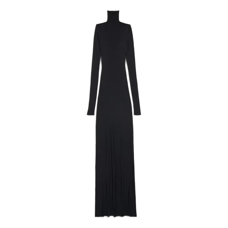 (WMNS) Balenciaga Cover Dress 'Black' 786531T62341000 sold by KicksCrew