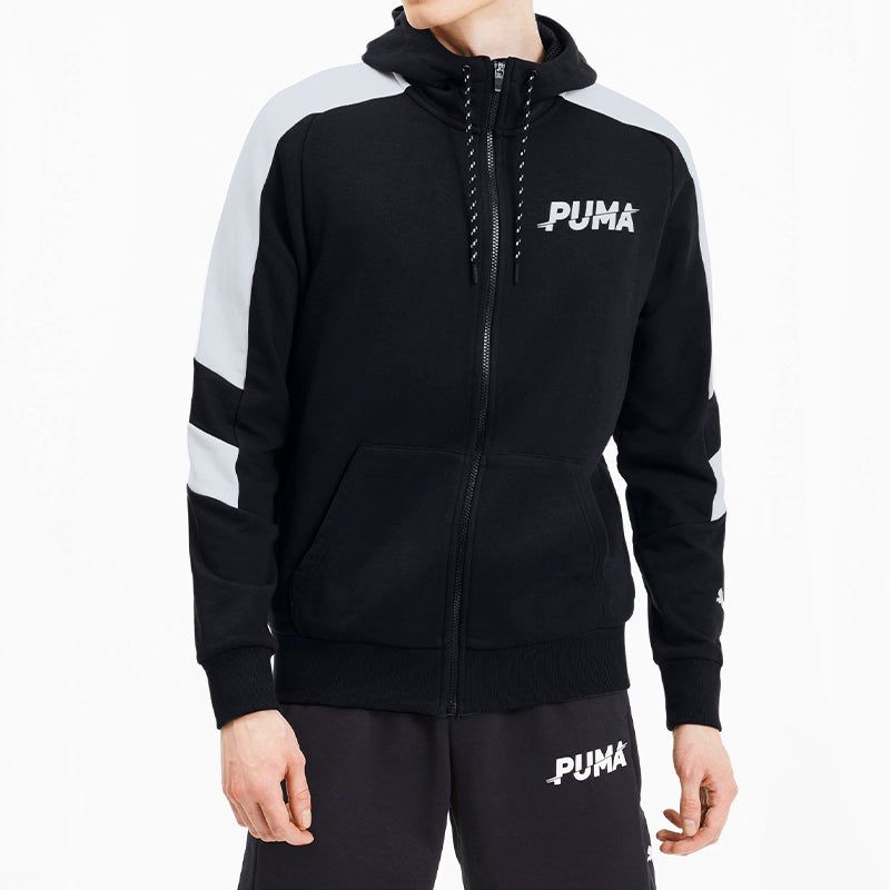 Puma Modern Sports Full-Zip Jacket 'Black' 585186-01 sold by KicksCrew product image thumbnail 3